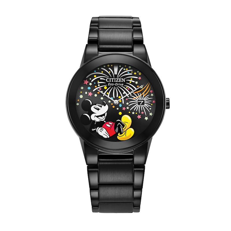 Citizen Eco-Drive® Mickey Mouse & Friends Fiesta Black Watch (Model: AU1095-57W)