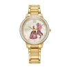 Thumbnail Image 2 of Ladies' Citizen Eco-Drive® Princess Crystal Gold-Tone Watch with Mother-of-Pearl Dial and Box Set (Model: FE7048-51D)