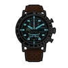Thumbnail Image 4 of Men's Citizen Eco-Drive® Star Wars™ Rebel Pilot Chronograph Leather Strap Watch with Black Dial (Model: CA0761-06W)