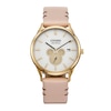 Thumbnail Image 0 of Citizen Eco-Drive® Mickey Mouse & Friends Shadow Gold-Tone Pink Leather Strap Watch (Model: BV1132-08W)