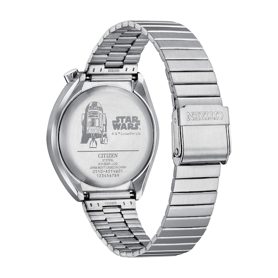 Men's Citizen Star Wars™ Tsuno R2-D2™ Watch with Silver-Tone Dial (Model: An3666-51A)