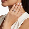 Thumbnail Image 2 of 5/8 CT. T.W. Diamond Past Present Future® Cushion-Shaped Frame Engagement Ring in 10K White Gold