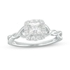 Thumbnail Image 1 of 3/4 CT. T.W. Princess-Cut Diamond Frame Twist Shank Engagement Ring in 14K White Gold (I/I2)