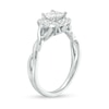 Thumbnail Image 3 of 3/4 CT. T.W. Princess-Cut Diamond Frame Twist Shank Engagement Ring in 14K White Gold (I/I2)