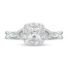 Thumbnail Image 4 of 3/4 CT. T.W. Princess-Cut Diamond Frame Twist Shank Engagement Ring in 14K White Gold (I/I2)