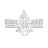 Thumbnail Image 4 of Vera Wang Love Collection 3-3/4 CT. T.W. Lab-Created Diamond Double Row Engagement Ring in 14K White Gold (F/VS2)