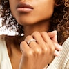 Thumbnail Image 2 of TRUE Lab-Grown Diamonds by Vera Wang Love 1-1/2 CT. T.W. Alternating Anniversary Band in 14K White Gold (F/SI2)