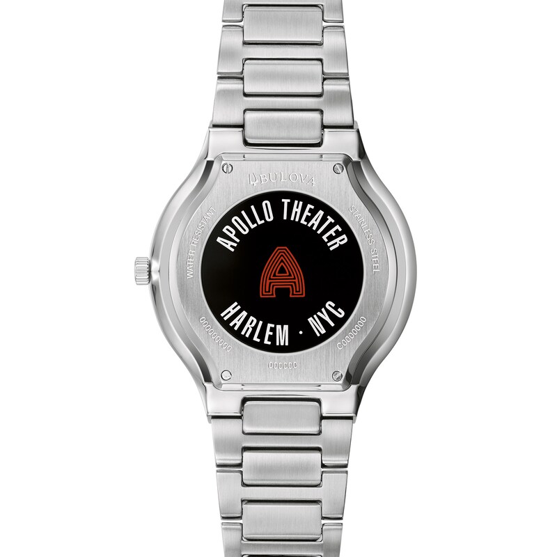 Main Image 4 of Men's Bulova Apollo Watch with Black Dial (Model: 96A296)