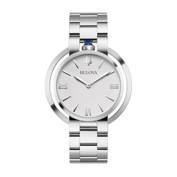 Ladies' Bulova Classic Rubaiyat Watch with White Dial (Model: 96L306)
