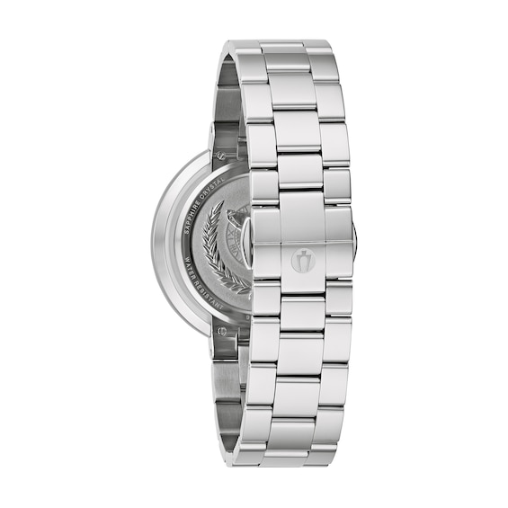 Ladies' Bulova Classic Rubaiyat Watch with White Dial (Model: 96L306)