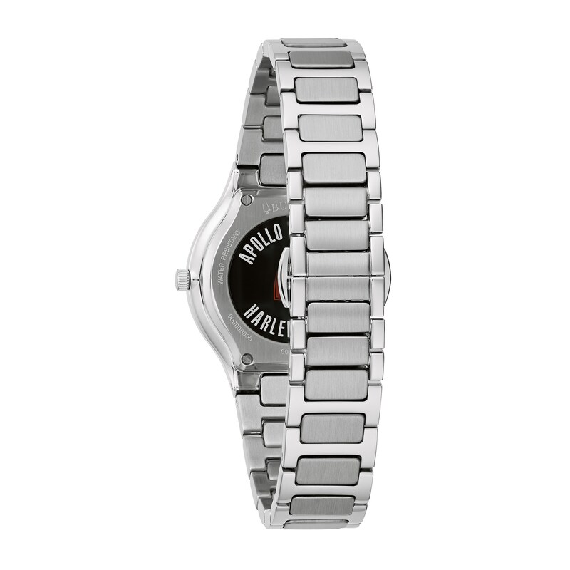 Ladies' Bulova Apollo Watch with Black Dial (Model: 96L309)