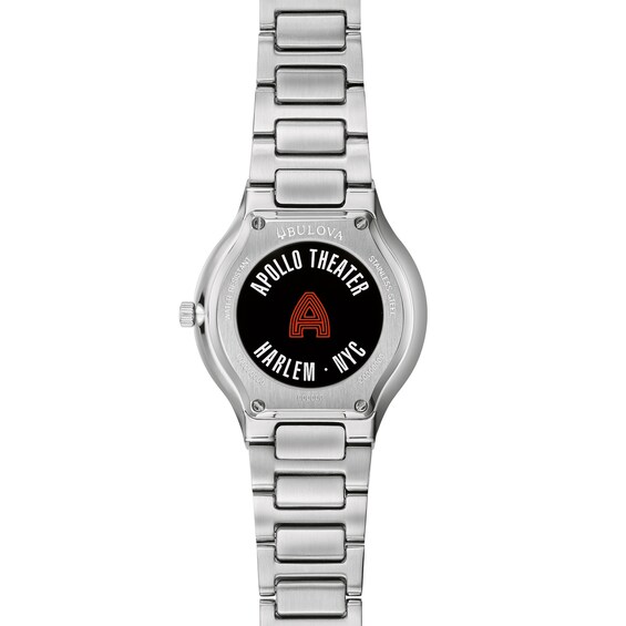 Ladies' Bulova Apollo Watch with Black Dial (Model: 96L309)