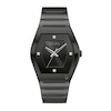 Thumbnail Image 0 of Men's Bulova Modern Gemini Diamond Accent Black Watch with Tonneau Dial (Model: 98D177)