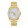 Thumbnail Image 0 of Men's Bulova Precisionist Champlain 3/4 CT. T.W Diamond Gold-Tone Watch with Silver-Tone Dial (Model: 98J120)