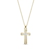 Thumbnail Image 3 of Ladies' Bulova Crystal Gold-Tone Watch with Champagne Dial and Cross Pendant Box Set (Model: 98X133)