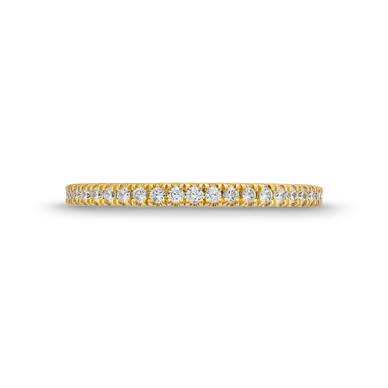 Main Image 4 of Vera Wang Love Collection 1/4 CT. T.W. Diamond Band in 14K Gold