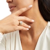 Thumbnail Image 2 of 1 CT. T.W. Cushion-Shaped Multi-Diamond Frame Triple Row Ring in 10K Two-Tone Gold