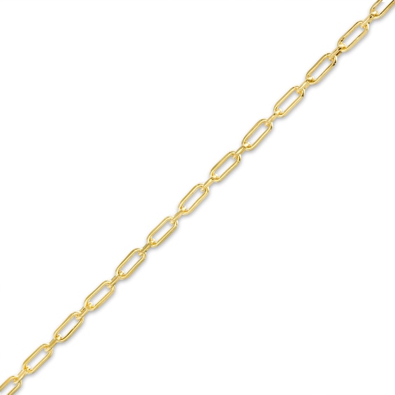 Child's 2.4mm Paper Clip Link Bracelet in Hollow 14K Gold â 6.07"
