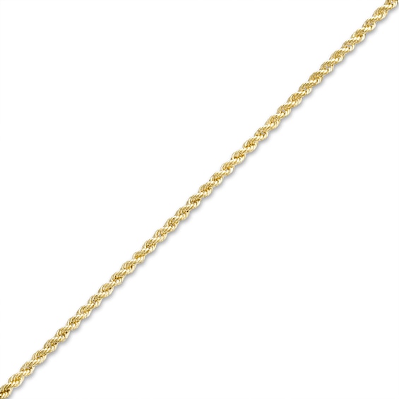 Child's 1.6mm Glitter Rope Chain Bracelet in Hollow 14K Gold â 6.0"