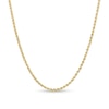Thumbnail Image 1 of Child's 1.6mm Glitter Rope Chain Necklace in Hollow 14K Gold – 13"