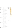 Thumbnail Image 3 of 12.0mm Dainty Disc Huggie Hoop Earrings in 14K Gold