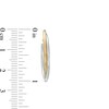 Thumbnail Image 3 of 25.0mm Intertwined Tube Hoop Earrings in 14K Gold