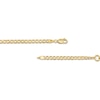 Thumbnail Image 2 of Child's 3.2mm Curb Chain Necklace in Hollow 14K Gold – 16"