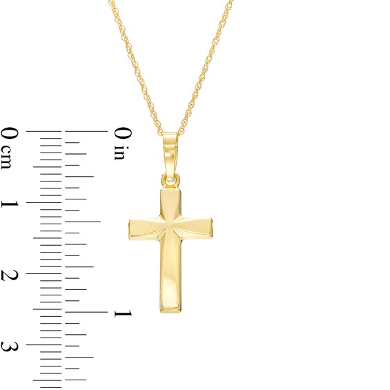 Cross Pendant in 14K Gold