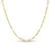 Thumbnail Image 0 of Child's Paper Clip Chain Necklace in Hollow 14K Gold – 13"