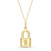 Thumbnail Image 1 of Padlock Pendant in 14K Gold