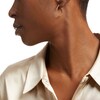 Thumbnail Image 2 of Diamond-Cut Square-Shaped Tube Hoop Earrings in 14K Gold