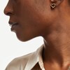 Thumbnail Image 2 of Diamond-Cut Wavy Open Heart Single Stud Earring in 14K Gold