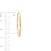 Thumbnail Image 2 of 30.0mm Tube Hoop Earrings in 14K Gold