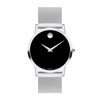 Thumbnail Image 1 of Ladies' Movado Museum Classic Mesh Watch with Black Dial (Model: 0607646)
