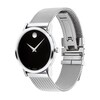 Thumbnail Image 2 of Ladies' Movado Museum Classic Mesh Watch with Black Dial (Model: 0607646)
