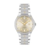 Thumbnail Image 1 of Ladies' Movado SE Automatic Diamond Accent Two-Tone PVD Watch with Champagne Dial (Model: 0607682)