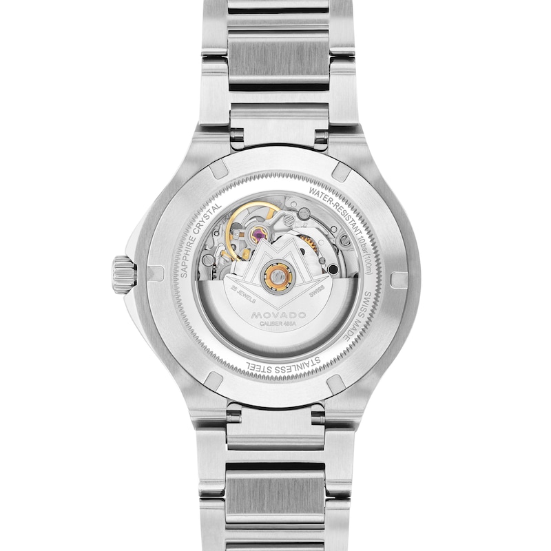 Main Image 3 of Ladies' Movado SE Automatic Diamond Accent Two-Tone PVD Watch with Champagne Dial (Model: 0607682)
