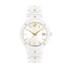 Thumbnail Image 0 of Ladies' Movado SE Two-Tone PVD Ceramic Watch with White Dial (Model: 0607740)