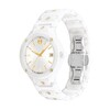 Thumbnail Image 2 of Ladies' Movado SE Two-Tone PVD Ceramic Watch with White Dial (Model: 0607740)