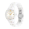 Thumbnail Image 1 of Ladies' Movado SE Two-Tone PVD Ceramic Watch with White Dial (Model: 0607740)