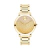 Thumbnail Image 1 of Ladies' Movado Bold® Evolution Gold-Tone IP Watch with Multi-Colored Ombré Crystal Dial (Model: 3600931)
