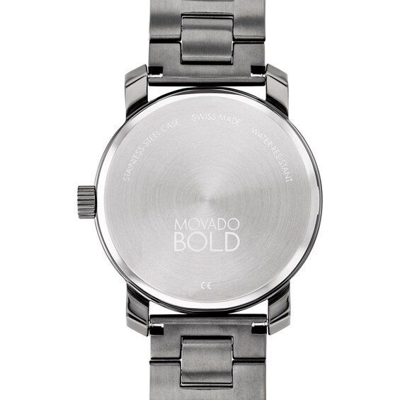 Men's Movado Bold® Access Gunmetal Grey IP Watch Grey Dial (Model: 3600913)