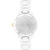 Thumbnail Image 3 of Ladies' Movado Bold® Verso Gold-Tone IP and White Ceramic Watch with White Dial (Model: 3600934)
