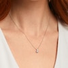 Thumbnail Image 2 of 1/2 CT. T.W. Diamond Graduated Bail Pendant in 10K White Gold (J/I3)