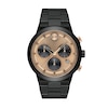 Thumbnail Image 1 of Men's Movado Bold® Fusion Black IP and Ceramic Bezel Chronograph Watch with Rose-Tone Dial (Model: 3600897)