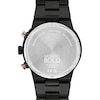 Thumbnail Image 3 of Men's Movado Bold® Fusion Black IP and Ceramic Bezel Chronograph Watch with Rose-Tone Dial (Model: 3600897)