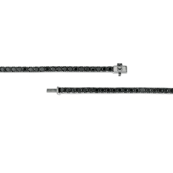 Vera Black Spinel Bracelet in Sterling Silver and Black Rhodium - 7.5"
