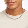 Thumbnail Image 2 of Vera Men's 6.2mm Cuban Link Necklace in Solid Sterling Silver - 18"