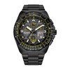 Thumbnail Image 1 of Men's Citizen Eco-Drive® Promaster Air Skyhawk Black IP Chronograph Watch with Black Dial (Model: JY8127-59E)