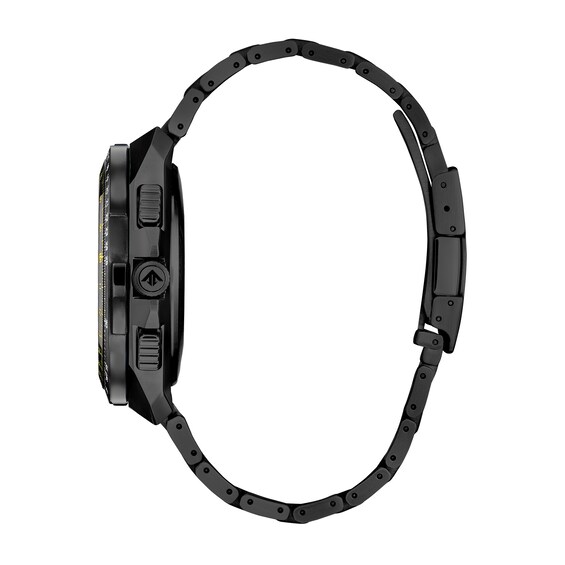 Men's Citizen Eco-DriveÂ® Promaster Air Skyhawk Black IP Chronograph Watch with Black Dial (Model: Jy8127-59E)